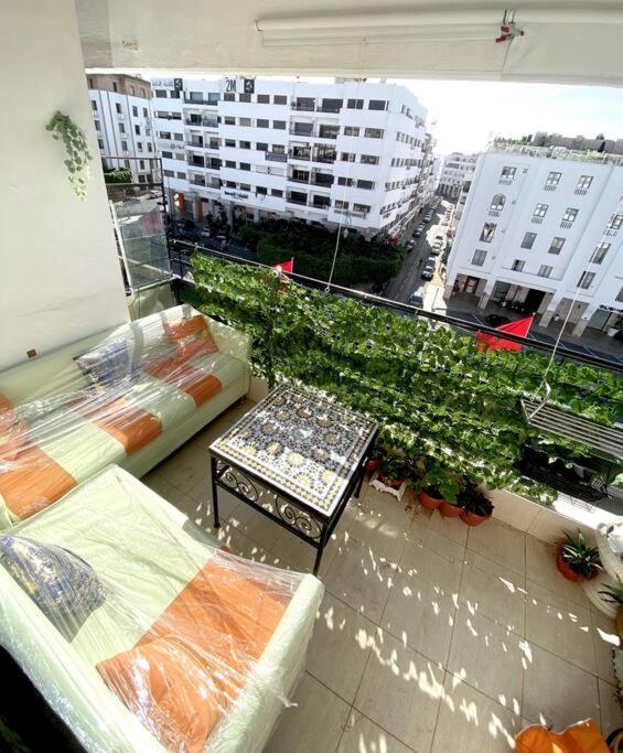 Panoramic View Of Downtown Rabat Apartamento Exterior foto