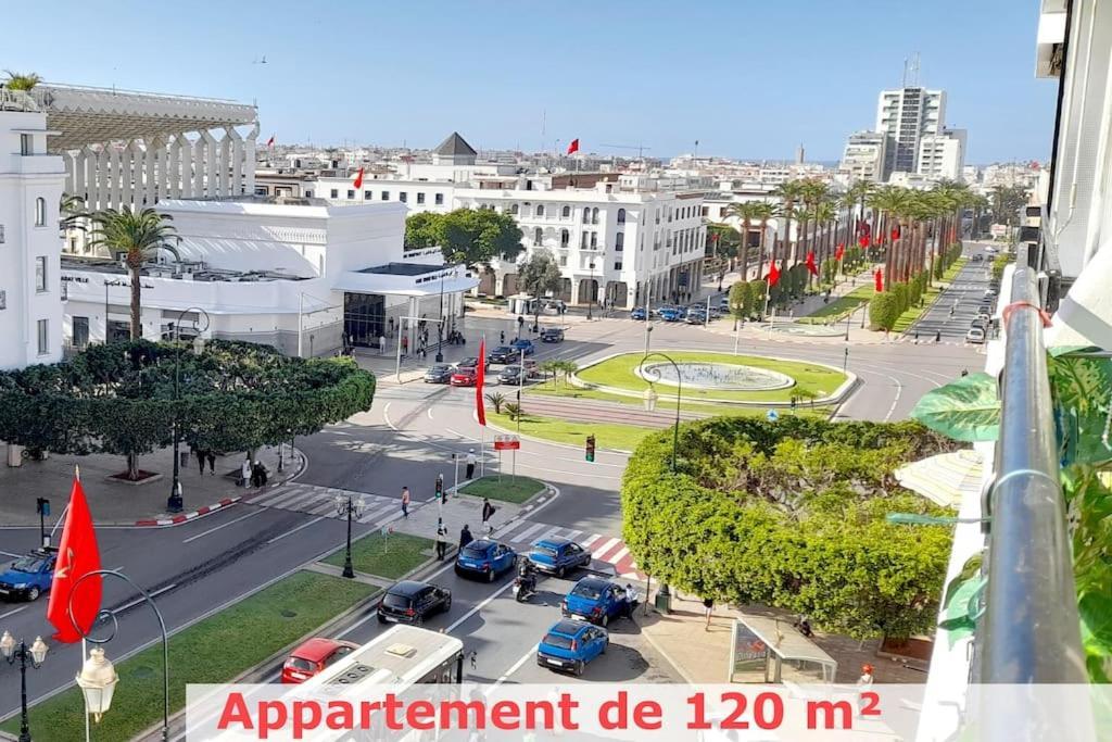 Panoramic View Of Downtown Rabat Apartamento Exterior foto