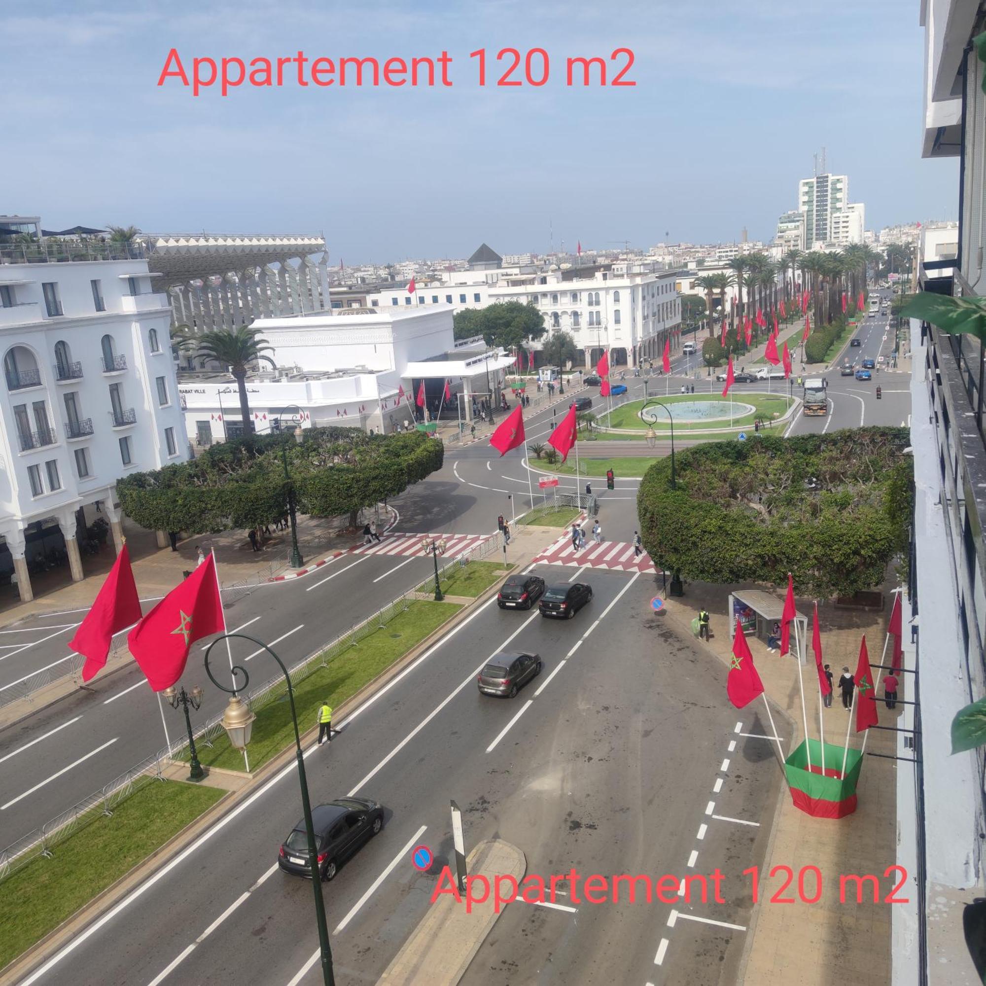 Panoramic View Of Downtown Rabat Apartamento Exterior foto