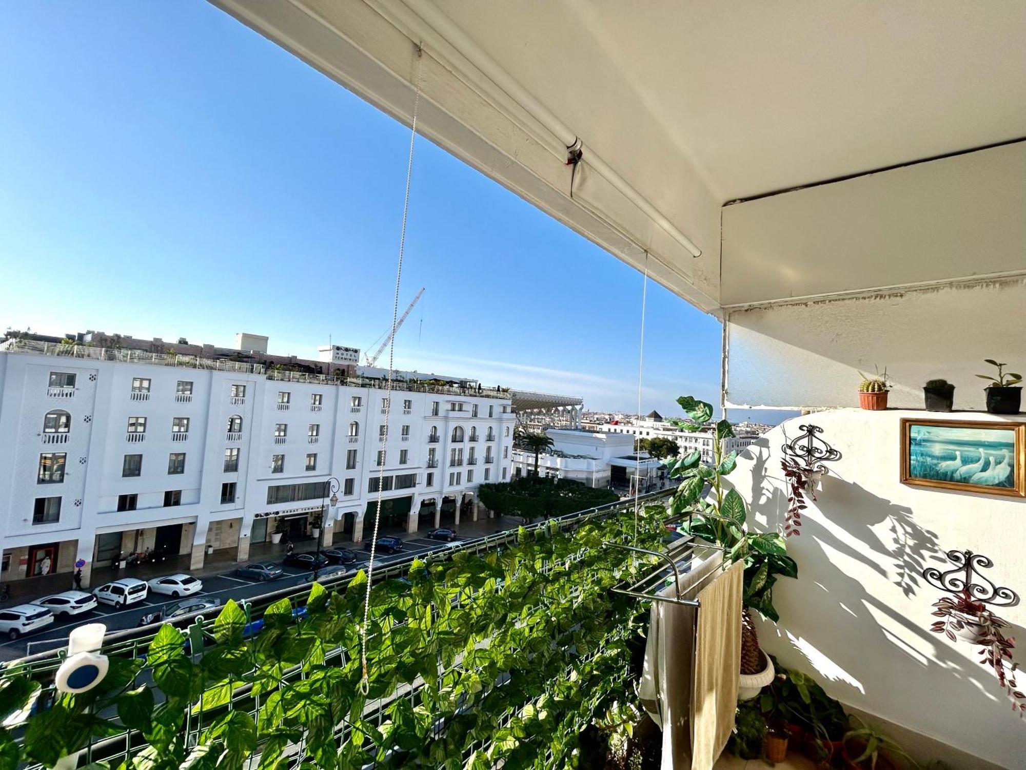 Panoramic View Of Downtown Rabat Apartamento Exterior foto